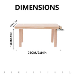 Lcvasvuz wooden hamster platform side view highlights sturdy building and compact cage fit.