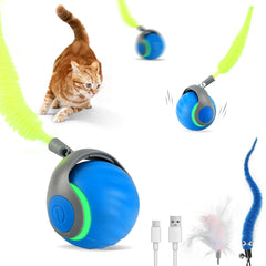 LDZ&CHX interactive cat toy ball rolling action to engage indoor cats