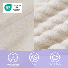 LE SURE dog bed waterproof liner protects foam from spills and accidents.