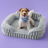 LE SURE dog bed with egg crate foam for cushioned comfort and gentle support.