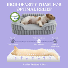LE SURE large dog bed dimensions help fit bigger breeds