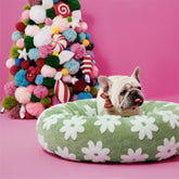 LE SURE Donut Bed outer cover removable for easy machine washing.
