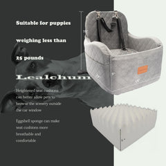 Lealchum booster seat highlights elevated-6in-cushion for better view and support.