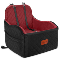 Lealchum dog booster seat medium with elevated cushion for car travel