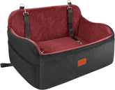 Lealchum dog car seat arc design provides stylish comfort for medium and large dogs.