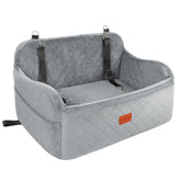 Lealchum dog car seat arc design provides stylish support for travel.