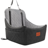 Lealchum dog car seat for medium dogs up to 40lbs, offering cozy road-trip comfort.