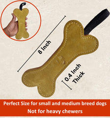 Leatherow Thick Leather Dog Chew Puppy variant; safe enrichment for growing dogs.