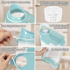 LEAWALK BPA-free PP plastic ensures safe durable storage