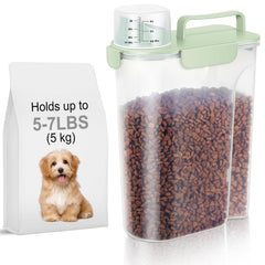 LEAWALK large-nozzle pet food container for smooth, mess-free pouring.