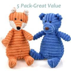 LECHONG lion plush toy squeaky for engaging fetch and teething play