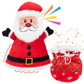 LECHONG Santa toy front view showcasing festive engagement for dogs of all sizes