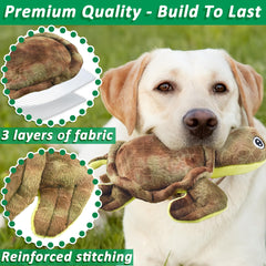 LECHONG stuffed animal dog toy lizard supports teething and gnaw-friendly exercise