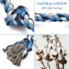 LECHONG tug-of-war rope toy 3ft encourages bonding during playful, energetic sessions