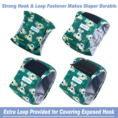 Leekalos dual-layer absorbent pad reduces leaks and keeps your pet dry.