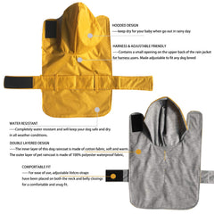LeerKing raincoat with soft inner cotton lining offers warmth without bulk.