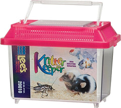 Lee's Kritter Keeper Mini Rectangle with lid provides secure, breathable pet enclosure.