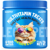 LEGITPET Multivitamin Cat Treats bottle front signals indoor cat wellness