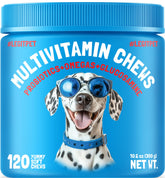 LEGITPET Dog Vitamins bottle highlighting daily multivitamin support for overall health