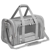 LEHNI soft-sided carrier front view with breathable mesh for airflow