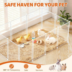 LEICHTEN 360 view playpen allows easy monitoring of your pets.