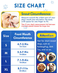 LEIGOPET dog muzzle side profile shows a snug, compact design for easy wear.