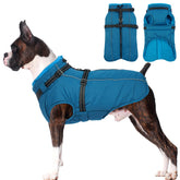 Lelepet dog coat with harness built for safe leash integration during outdoor walks.