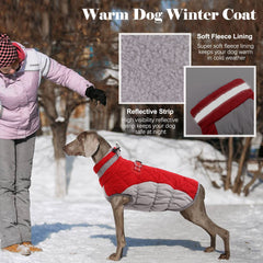 LeLePet plush turtleneck collar providing neck warmth and wind protection.