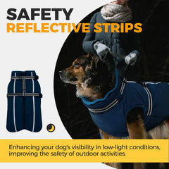 LeLePet coat reflective strips improve night visibility for safety