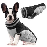 Lelepet dog coat warm waterproof back zip provides dry warmth for walks