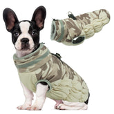 LelePet warm dog winter coat with waterproof fabric keeps dogs cozy outdoors.