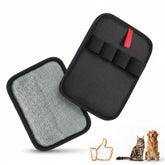 lemilebot pet hair removal glove snug-fit provides steady grip for quick fur removal from clothing