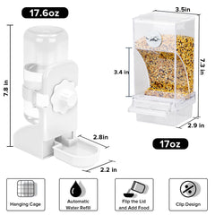 Lemtrflo gravity water dispenser inside cage enables automatic refill