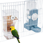 Lemtrflo no-mess bird feeder slot keeps shells contained, reducing cage mess.