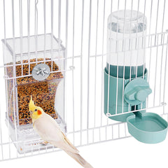 lemtrflo No Mess Bird Feeder with top-fill view for easy refills and mess-free cages.