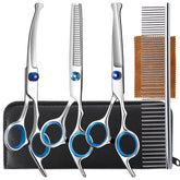 Lengnoyp 5-in-1 dog grooming scissors bundle enables efficient trimming across pets.