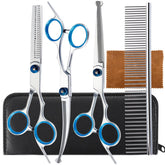 Lengnoyp 5in1 dog grooming scissors set for versatile home pet care and trimming