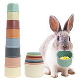 lenpestia bunny stacking cups colorful design showcasing vibrant colors for engaging playtime.