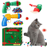 Leoezx 82Pcs cat toys gun launcher package view for engaging interactive play.