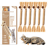 Leoezx Silvervine Sticks packaging—safe, natural cat toy set for indoor play.
