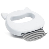 Leo's Paw Original Shell Comb removes loose fur while massaging a cat