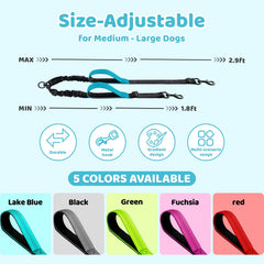 LEOSASA dual-control handles offer comfortable grip during busy street crossings.