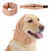 Leotrag dog calming hoodie front view promotes calm during loud events