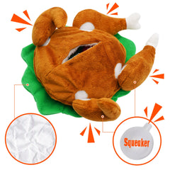 Lepawit Hide and Seek Turkey Toy hidden compartments entice treats and sharpen problem-solving