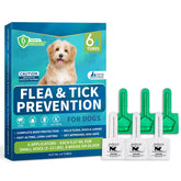 Lerqua flea and tick drops applied at the back of the neck for small dogs