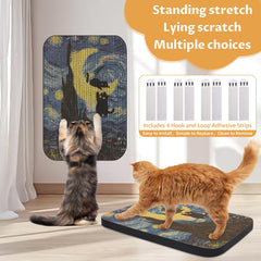 Lesissmer scratching board mounted on wall for space saving