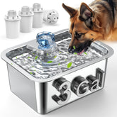 Lesotc 11L capacity fountain for multi-pet homes enables ample hydration.