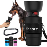 Lesotc dog water bottle with U2mug design for easy hydration on the go.