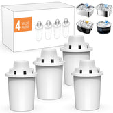 Lesotc replacement filters 4pack packaging for quick fountain maintenance