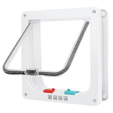 Lessmon cat door medium-frame highlights sturdy ABS construction for long-lasting pet access.